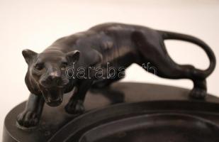 Ón tigrises névjegytartó, 20x9x15 cm