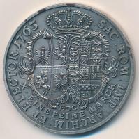 Német Államok / Szászország / Lipcse 1763. Az első Konvenciós Tallér "II. Frigyes Ágost", ...