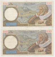 Franciaország 1939. 100Fr (2xklf) T:III szép papír
France 1939. 100 Francs (2xdiff) C:F nice paper