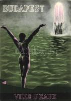 3 db régi képeslap vegyes minőségben: A Senefelder Egyesület 75 éves jubileumára, Budapest Ville d&#...