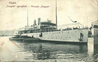 Fiume, Visegrád gyorsgőzös / Piroscafo Visegrád / steamship Visegrád (fa)