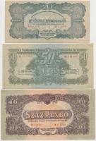 1944. 1P-1000P "A Vörös Hadsereg Parancsnoksága" (8xklf) teljes sor T:I- (csak 1db),III,II...