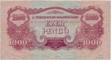 1944. 1P-1000P "A Vörös Hadsereg Parancsnoksága" (8xklf) teljes sor T:I- (csak 1db),III,II...