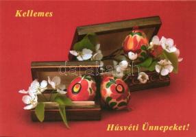 42 db megíratlan modern motívumlap; főként virág és húsvéti üdvözlő / 42 modern unused motive cards;...