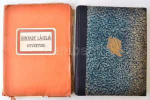 cca 1850-1930 Kottafüzet gyűjtemény, benne sok magyar és külföldi mű, szép címlapokkal, néhány részm...