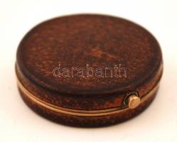 Lancel utazó zsebóra, tokban, működik, d: 3,5 cm