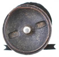 ~1940. "MÖSZ (Magyar Ökölvívó Szövetség) Bajnok" ezüstözött Br jelvény, csavarozható hátla...