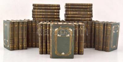 Jókai Mór Művei 1-50. Teljes sorozat! Budapest, 1909-1911, Franklin-Társulat. Aranyozott kiadói egés...