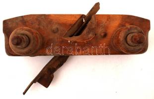 XX. sz. eleje: speciális íves falcgyalu, igényes asztalosok részére / Special plane 27 cm