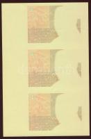 Horvátország 1993. 200K hátlapi nyomat teljes, előlapon részleges fázisnyomat, 3-as függőleges csíkb...