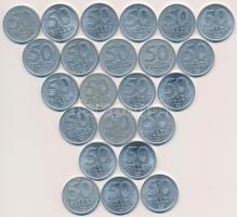 1967-1991. 50f Al (23x) közte 22db klf T:1-,2,2-