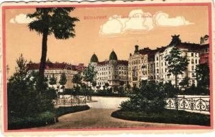 Budapest - 16 db régi képeslap, vegyes minőségben, köztük fogaskerekű vasút, villamos