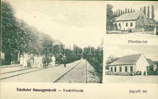 Somogyvár with railway-station