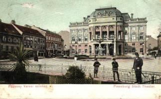 Pozsony, Pressburg, Bratislava; Városi Színház / theatre (fa)