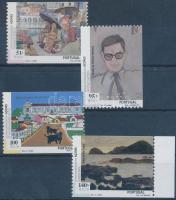 Kortárs festmények sor bélyegfüzetből (1 bélyeg ívszéli), Contemporary paintings set from stamp-booklet