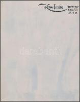 cca 1928 Kerny István(1879-1963): Szeged, pecséttel jelzett vintage fotóművészeti alkotás, 20,5x16,5...