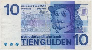 Hollandia 1968. 10G "Frans Hals" T:III- Netherlands 1968. 10 Gulden "Frans Hals" C:VG Krause 91.b