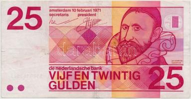 Hollandia 1971. 25G "Jan Pietersz Sweenlinck" T:III,III- Netherlands 1971. 25 Gulden "Jan Pietersz Sweenlinck" C:F,VG Krause 92.a