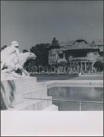 cca 1950 Győri városképek, 4 db pecséttel jelzett vintage fotó Korschelt Miklós(1900-1982) hagyatékából, 24x18 cm