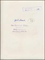 cca 1950 Győri városképek, 4 db pecséttel jelzett vintage fotó Korschelt Miklós(1900-1982) hagyatéká...