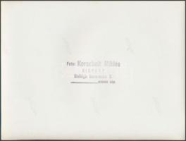 cca 1950 Győri városképek, 4 db pecséttel jelzett vintage fotó Korschelt Miklós(1900-1982) hagyatéká...