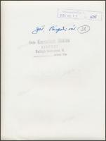 cca 1950 Győri városképek, 4 db pecséttel jelzett vintage fotó Korschelt Miklós(1900-1982) hagyatéká...