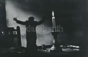 cca 1960 Kísértetház, jelzés nélküli vintage fotó, 15,5x23,5 cm