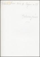 1968 Schütz István: Start, feliratozott vintage fotóművészeti alkotás, 23x17 cm