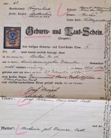 cca 1919-50 Vegyes okmány tétel, nagyrészt katonasággal kapcsolatos íratok. Érdemes megnézni! cca 25...