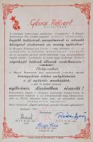 cca 1919-50 Vegyes okmány tétel, nagyrészt katonasággal kapcsolatos íratok. Érdemes megnézni! cca 25...