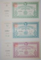 Egyiptom 1948. Palesztína megsegítésére kiállított bónok, teljes sor T:I RR!!