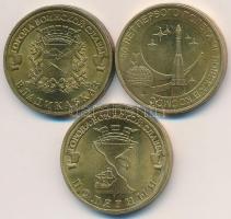 Oroszország 2011-2012. 10R (3xklf) T:2
Russia 2011-2012. 10 Roubles (3xdiff) C:XF