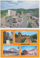 88 db MODERN használatlan Baranya és Bács-Kiskun megyei városképes lap, / 88 modern unused town-view postcards