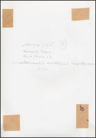 1964 Horváth Péter (Baja): Záróra után, feliratozott vintage fotóművészeti alkotás, 24x17 cm