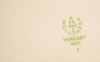 "Zrínyi Miklós Katonai Akadémia" feliratú látképes porcelán plakett, matricás, jelzett, ko...