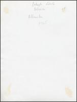 1965 Balogh László (Debrecen) cím nélküli, feliratozott vintage fotóművészeti alkotás, 23x18 cm