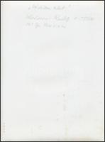 cca 1970 Kalocsai Rudolf: Védelem alatt, feliratozott vintage fotóművészeti alkotás, 24x18 cm