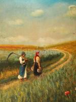 Zorkóczy jelzéssel: Pipacs mező. Olaj, vászon, 76×119 cm