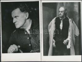 cca 1950 Somlay Artúr (1883-1951) színész 8 db jelzés nélküli vintage fotója Kotnyek Antal (1921-199...