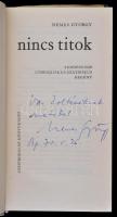 Nemes György (1910-1998): Nincs Titok. Budapest, 1970, Szépirodalmi Könyvkiadó. Kiadói fűzött egészv...