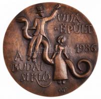 Asszonyi Tamás (1942-) 1986. "Újjáépült a Budai Sikló / Budapest Főváros Tanácsa" kétoldal...