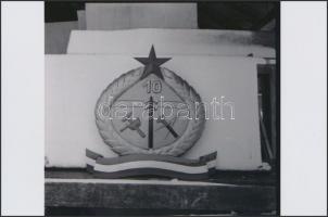 cca 1962 Kecskeméti városképek, Medgyesi László hagyatékában őrzött 9 db negatív modern nagyítása, 1...