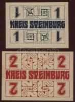 Németország/szükségpénz 1918. 1M,2M T:I