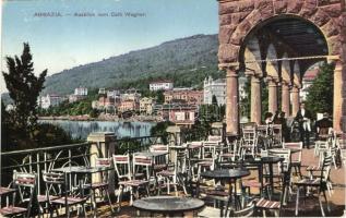 3 db RÉGI városképes lap; 2 db Abbazia, Zadar, Zara / 3 pre-1945 town-view postcards
