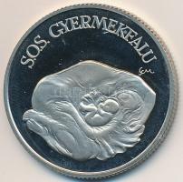 1990. 100Ft Cu-Ni "SOS Gyermekfalu" T:PP felületi karc