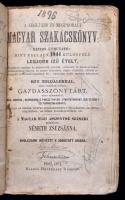 Németh Zsuzsánna: A legujabb és megpróbált magyar szakácskönyv. Pest, 1871, Heckenast Gusztáv. Meviselt félvászon, 320 p.  A könyv megviselt állapotú, és restaurálásra szorul. A könyvben számos bejegyzés található.