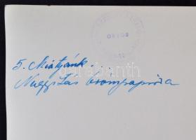 Miatyánk... dr. Szennik László által jelzett  nagyméretű fotó, 30x24cm