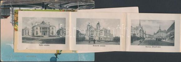 Kolozsvár, Cluj; Nemzeti Színház / National Theatre, leporello card (b)