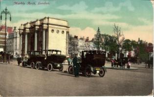 London, Marble Arch, cars (Rb)