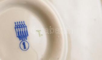 Zsolnay szalonnázó paraszt, kézzel festett, jelzett, hibátlan, m:32 cm